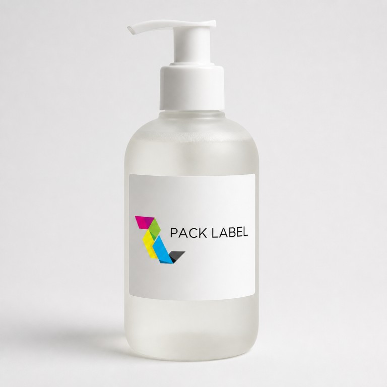 Personal care product labeled by Pack Label