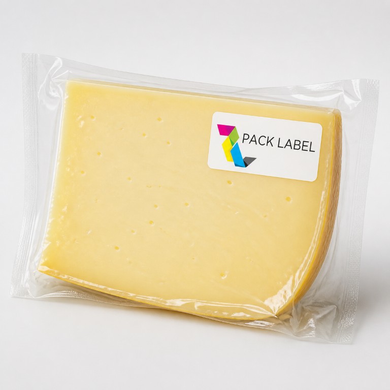 Cheese labeled by Pack Label